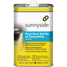 Sunnyside Pure Gum Spirits Of Turpentine Aguarras 32oz