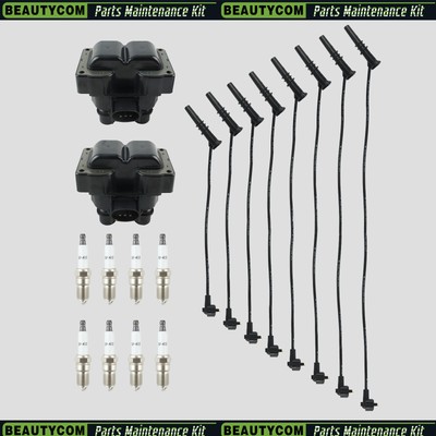 2 Ignition Coil Pack 8 Spark Plugs Kit DG530,DG523 For Mazda,Mercury Lincoln USA