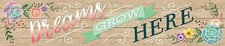 Teacher Created Resources Rustic Bloom Dreams Grow Here Banner 8594 