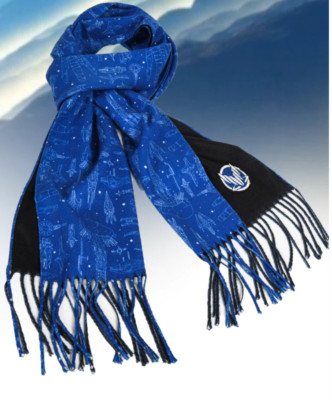 Mass Effect Shepard System Alliance Ships Stations Blueprint Scarf Figure Print