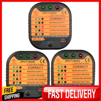 Steckdosentester Smart Power Outlet Safety Leckspannungsdetektor