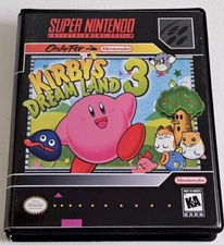 Kirby's Dreamland 3 (Super Nintendo) SNES Rigid Clamshell Case Box Dream Land
