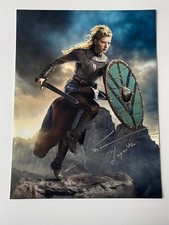 KATHERYN WINNICK In Person Signed Autograph 28x35cm VIKINGS