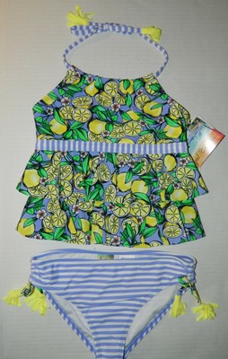 girls lemon bathing suit