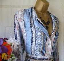 👗***MONSOON PRE-OWNED  "PATCH PRINT" SHIRT DRESS SIZE MEDIUM***👗