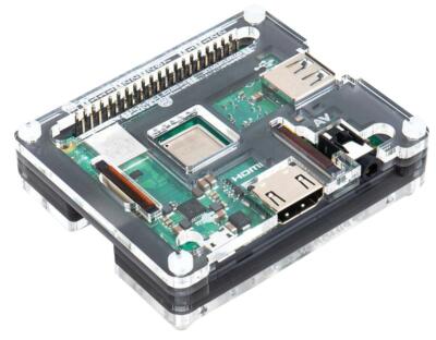 PIBOW 3A+ COUPE CASE, RPI 3 A+, NINJA, KAROSSERIEFARBE SCHWARZ, GEHÄUSE FÜR PIMORONI