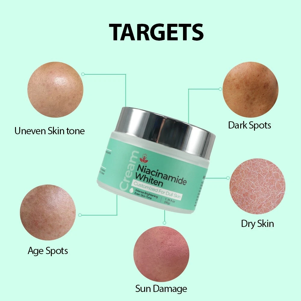 Niacinamide Whitening Face Cream Skin Cell Repair & Anti Aging Dry Skin UK - Picture 4 of 8