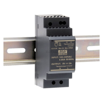 MEANWELL HDR-30-12, DC AC Hutschienen-Netzteil, DIN, 24W 12V 2A