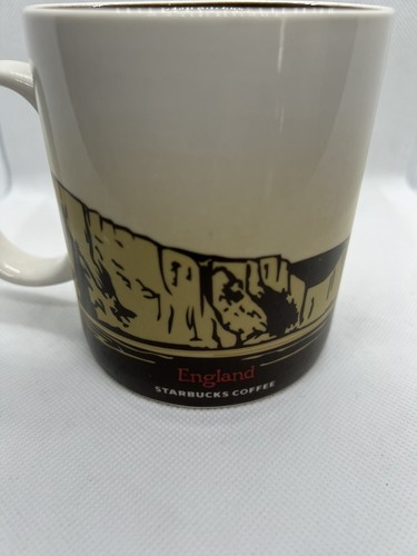 Taza de café rara Starbucks 2010 Inglaterra Global Icon Collector Series 16 oz - Imagen 3 de 6