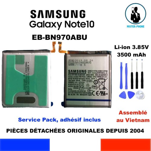 BATERIA GENUINA SAMSUNG EB-BN970ABU GALAXY NOTE 10 SM-N970 SERIES 3500mAh OEM - Photo 9 sur 9