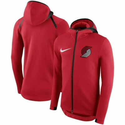 Nike Mens NBA Portland Trail Blazers Showtime Therma Flex Full-Zip Hoodie | eBay
