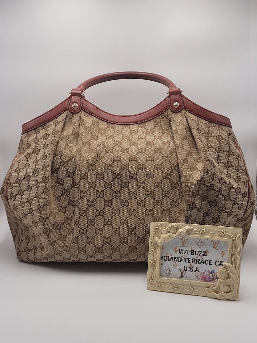Gucci Shoulder Bag , Monogram Large Sukey Tote | eBay