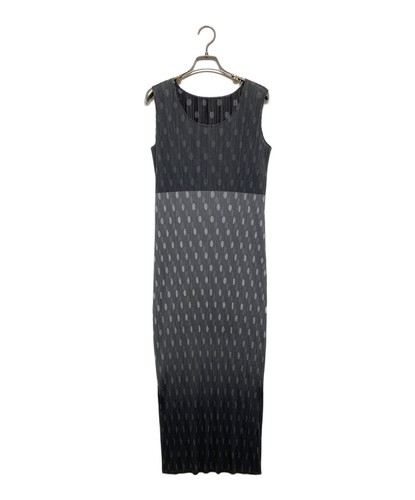 Pleats Please Issey Miyake Dot Maxikleid Gr. 3