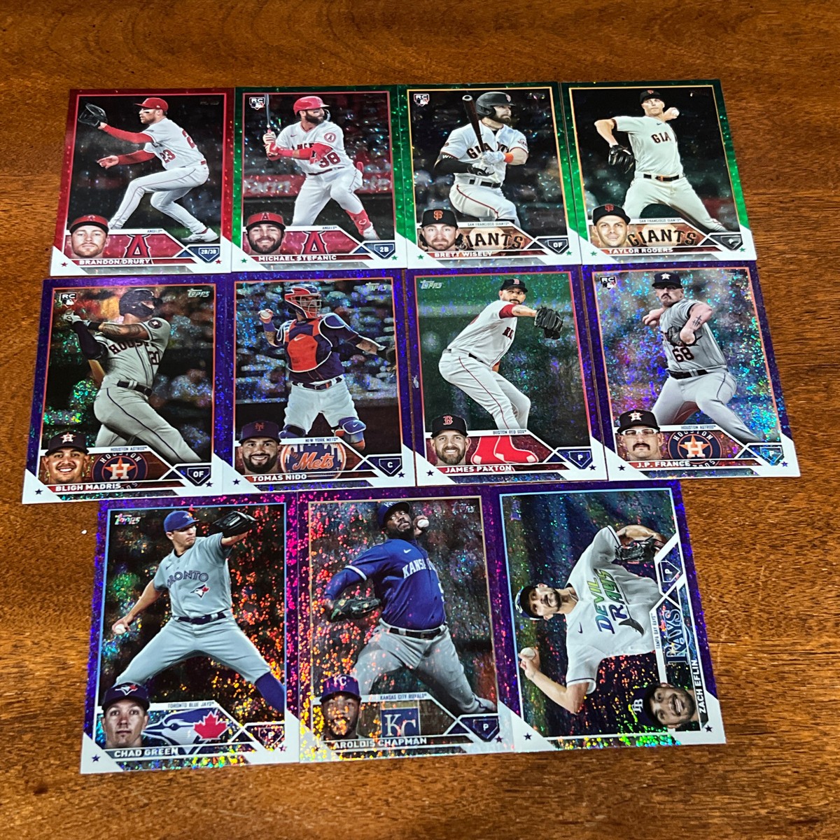 2023 TOPPS UPDATE YOU PICK RED ORANGE PURPLE BLUE FOILBOARD GOLD RAINBOW  UPD11/5