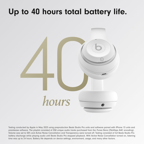 Beats Studio Pro - Wireless Bluetooth Noise Cancelling Headphones - Personalized - Picture 3 of 6