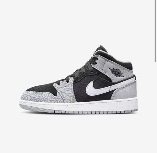 aj 1 mid black grey