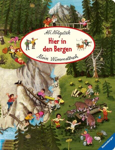 Thumbnail - Mein Wimmelbuch: Hier In Den Bergen