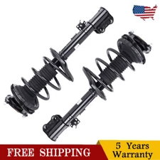 2pcs Front Struts Shock Coil Spring For Toyota RAV4 2001 2002 2003 2004 2005 FWD