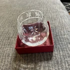 Vintage Waterford Crystal Holiday Votive Tea Light Candle Holder 3.5"