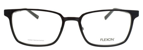 Monturas de gafas para hombre Flexon EP8007 031 gris oscuro 54-18-145 templos de titanio - Imagen 2 de 3