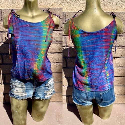 NWOT FROM Hawaii Colorful BATIK TANK TOP Size Medium - Picture 3 of 12