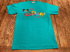 vintage WALT DISNEY WORLD men's M Medium Mickey Inc. shirt Made in USA wow WOW