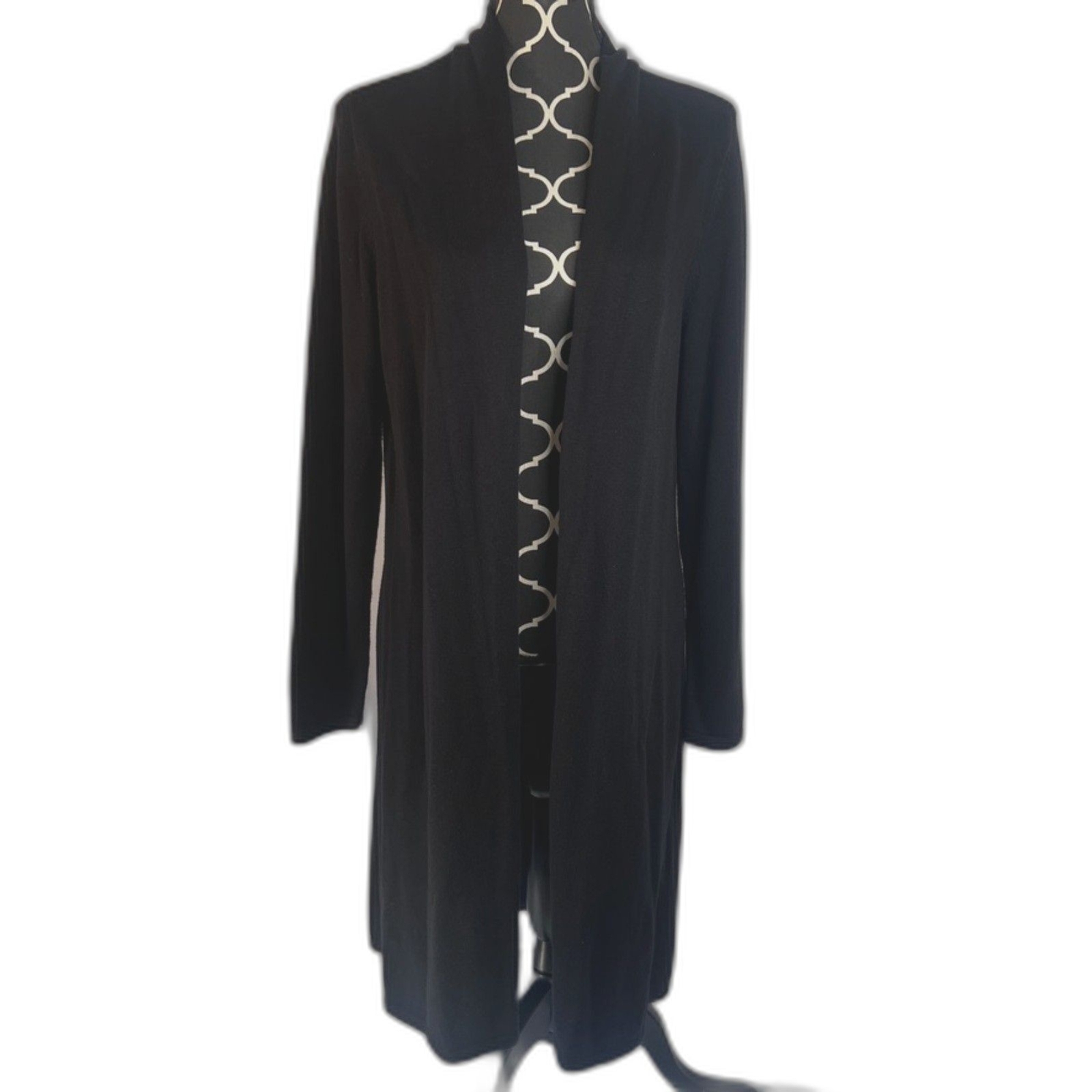 Chicos Knit Longline Cardigan Basic Layering Size… - image 1