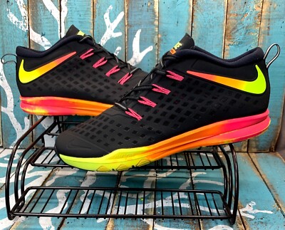 Nike Mens Train Quick 844406-999 Black Running Shoes Sneakers Size 11.5