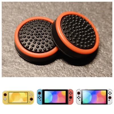 Nintendo Switch Joystick Joy-Con Schutz Kappen Grip Caps Rot Analog Stick 