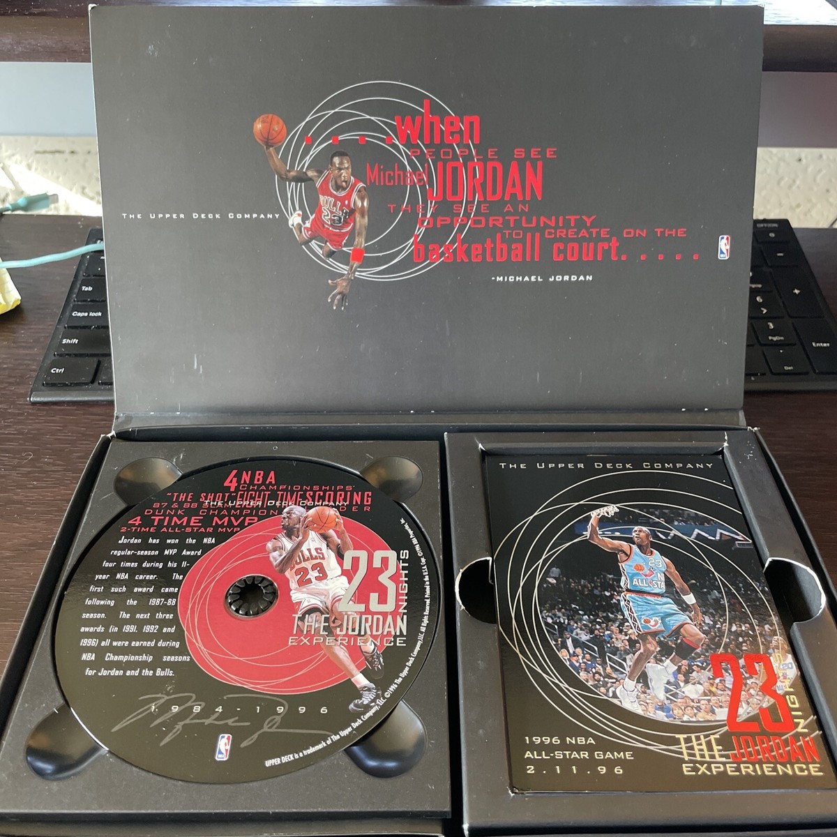 Michael Jordan 23 Nights ,The Jordan Experience CD & 23 Card Set