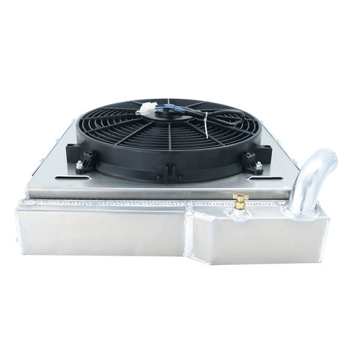 4 Row Radiator Shroud Fan For 1965-1971 67 69 Jeep CJ5 3.7L Buick V6 Engine - Picture 5 of 11