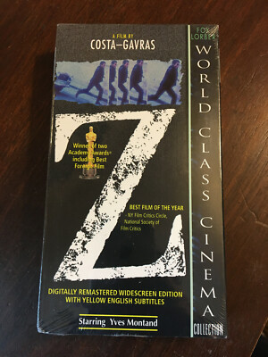 Z Movie, Film VHS New, Sealed, Costa-Gavras, Yves Montand, World Classics Cinema 720917013008 | eBay Z Movie, Film VHS New, Sealed, Costa-Gavras, Yves Montand, World Classics Cinema 720917013008 | eBay