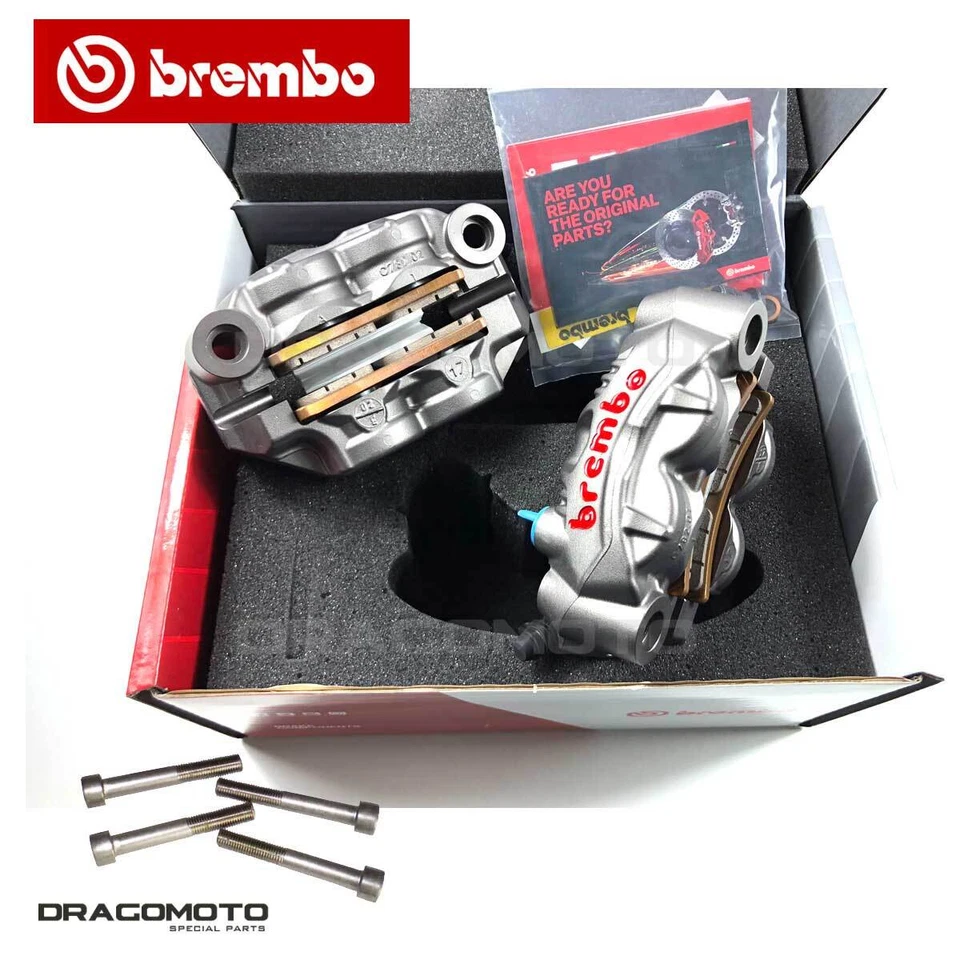 Pinzas Brembo Kawasaki ZX 10 R 2006 2007 GP4-RS 108 discos 300 mm Foto 3 de 4