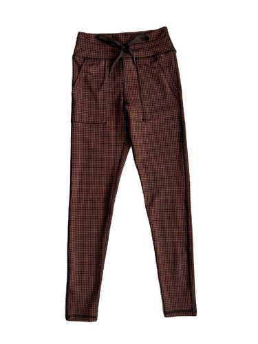 Offline by Aerie Women’s Brown Mini Houndstooth Drawcord Leggings Small