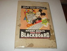1940's/1950's  MICKEY MOUSE MAGIC SLATE BLACK BOARD "BOX ONLY" 12" X19"