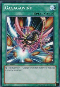 Gagagawind - LTGY-EN057 - Common - 1st Edition x3 - Near Mint