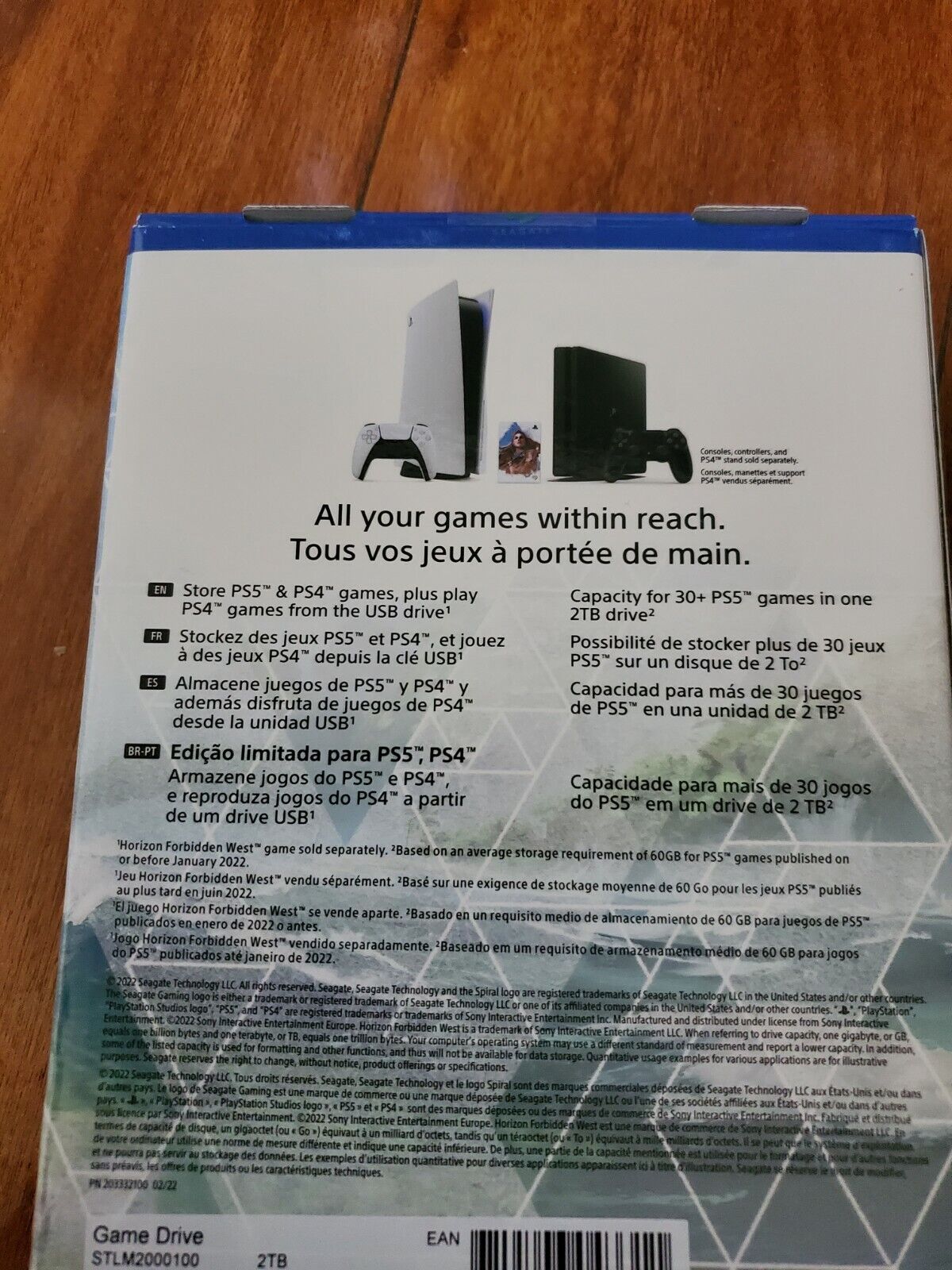 Test du Seagate Game Drive for PlayStation : Horizon Forbidden