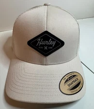HURLEY Ivory Cream Mesh Somerset 2.0 Trucker Authentic