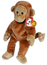 TY ORIGINAL BEANIE BABY 1995 – Bongo the Monkey – 8”