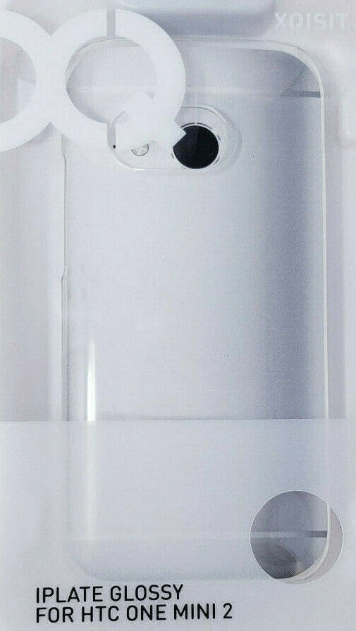 Clear Glossy iPlate Xqisit Case For HTC One Mini 2 Protective Back Cover OEM - Image 3 of 4