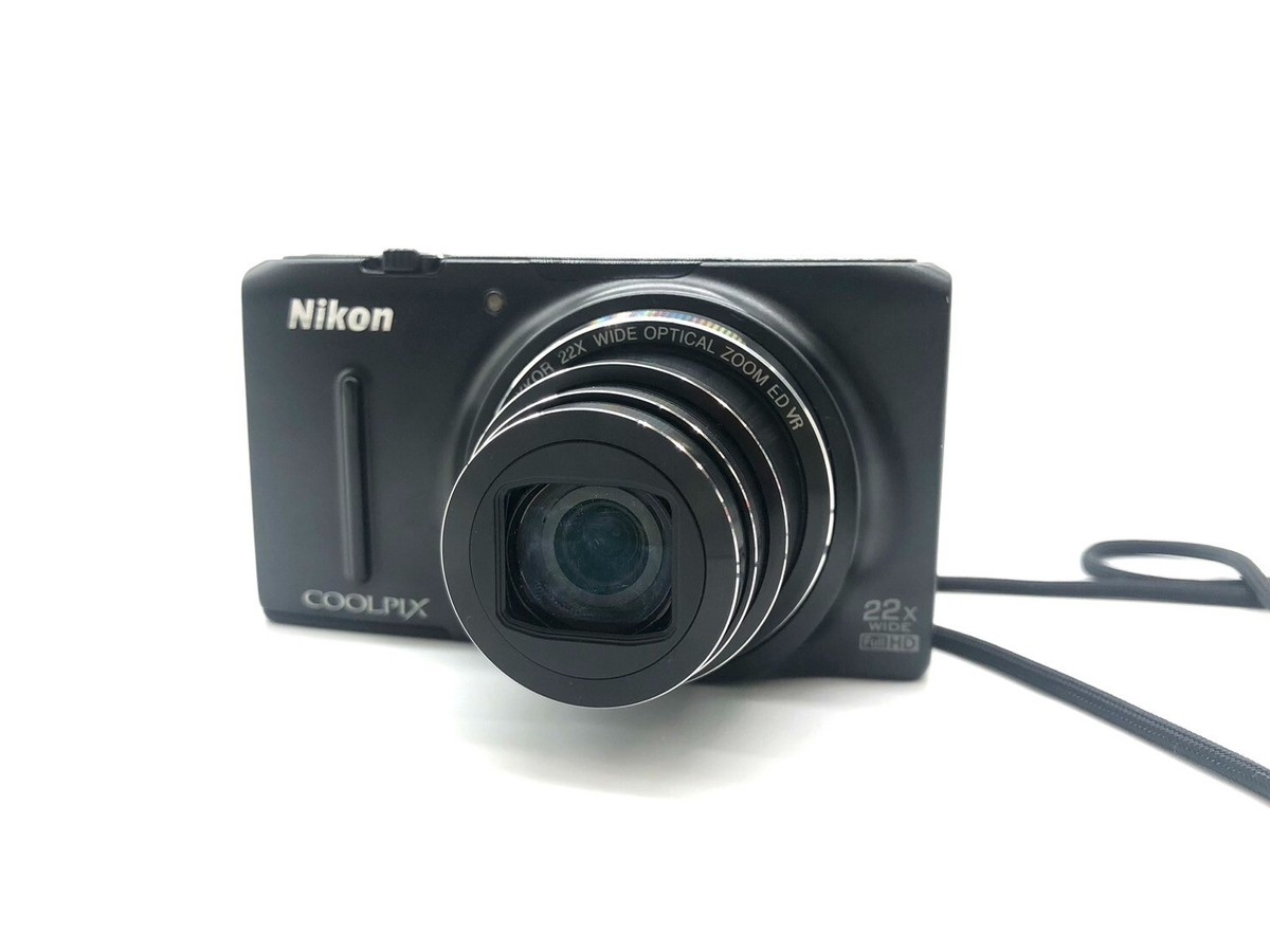 MINT] Nikon CoolPix S9500 Black 18.1MP 22x Zoom digital camera