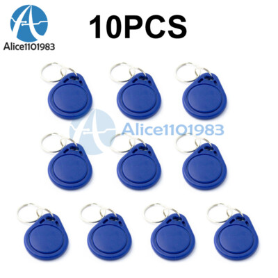 10PCS RFID IC Keyfobs Key Tags Token NFC TAG Keychain 13.56MHz for Arduino AL