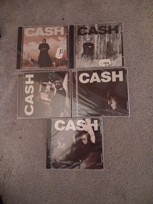 JOHNNY CASH - 5 x AMERICAN RECORDINGS (5 CD`s aus 1994 bis 2006, OVP)