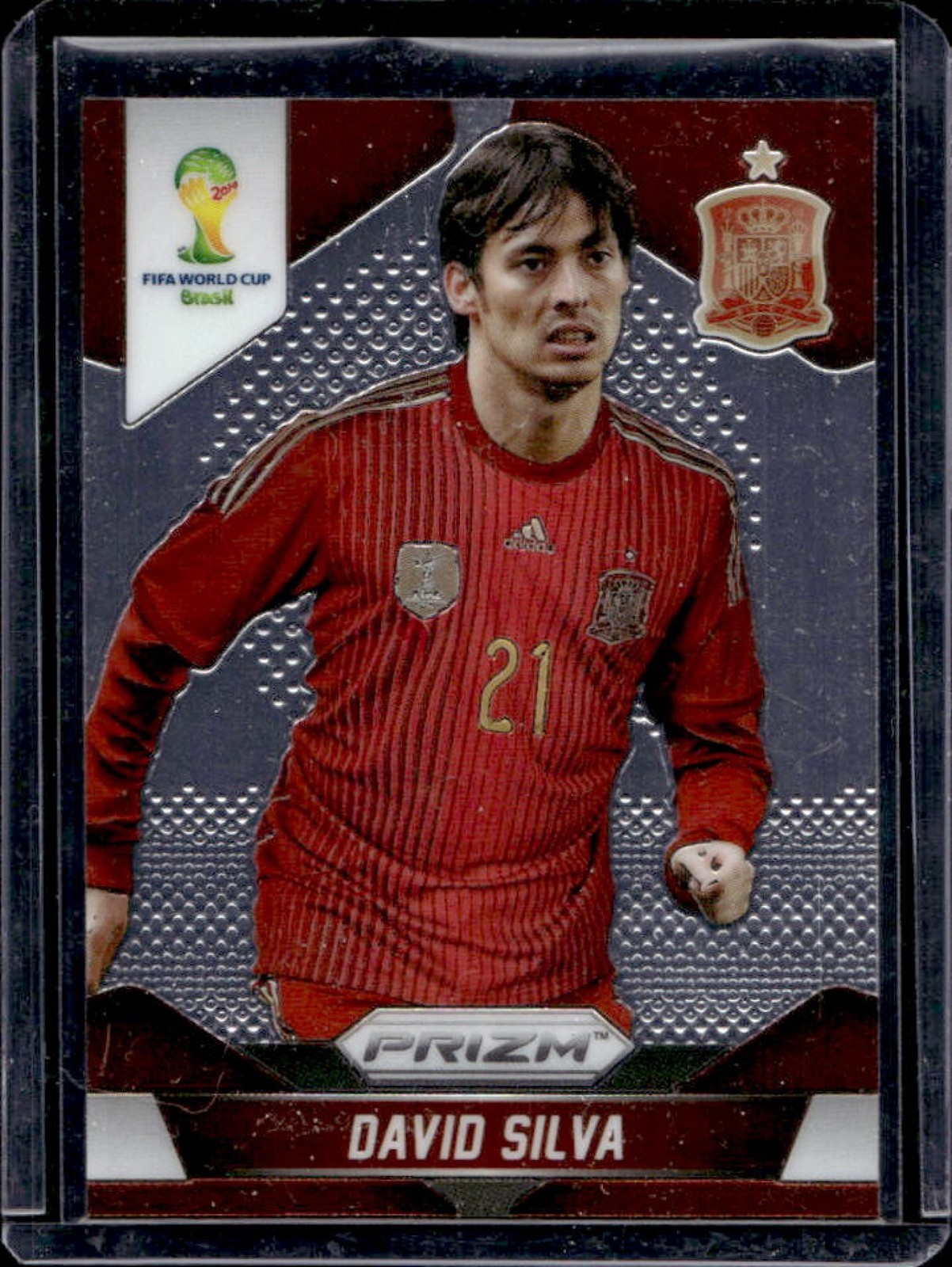 2014 Prizm FIFA World Cup Brazil David Silva #175 Spain