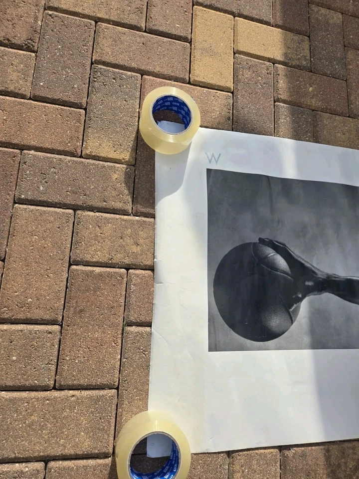 Enorme póster de paisaje Michael Jordan Wings Nike 1989 original vintage envergadura Foto 4 de 4