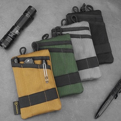 Wear-Resistant EDC Tool & Card Storage Bag Portable Organizer for Camping Hiking