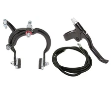 Long Reach Big BMX REAR Brake & Lever w Brake Cable Freestyle Bikelife Black