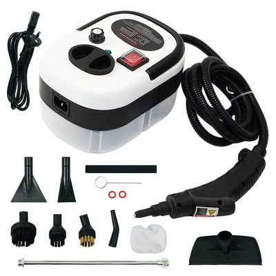 15pcs Steam Cleaner Car Kitchen Portable Handheld High Pressure Steamer 2500W - image 1 of 4
