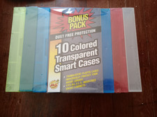 VHS Video Tape Storage Cases- colored Plastic- ALS- New - Lot of 10