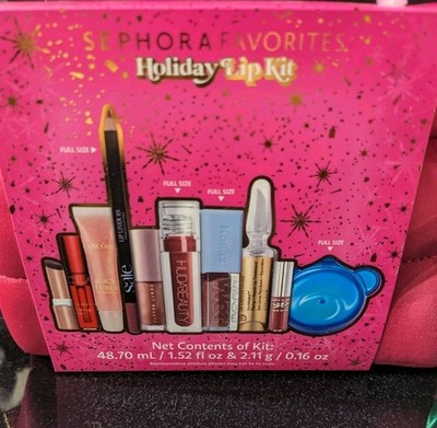 SEPHORA Holiday Lip Kit 10点セット Sephora Favorites Lip Value Set Holiday 2025 10 Pc Bag LIMITED